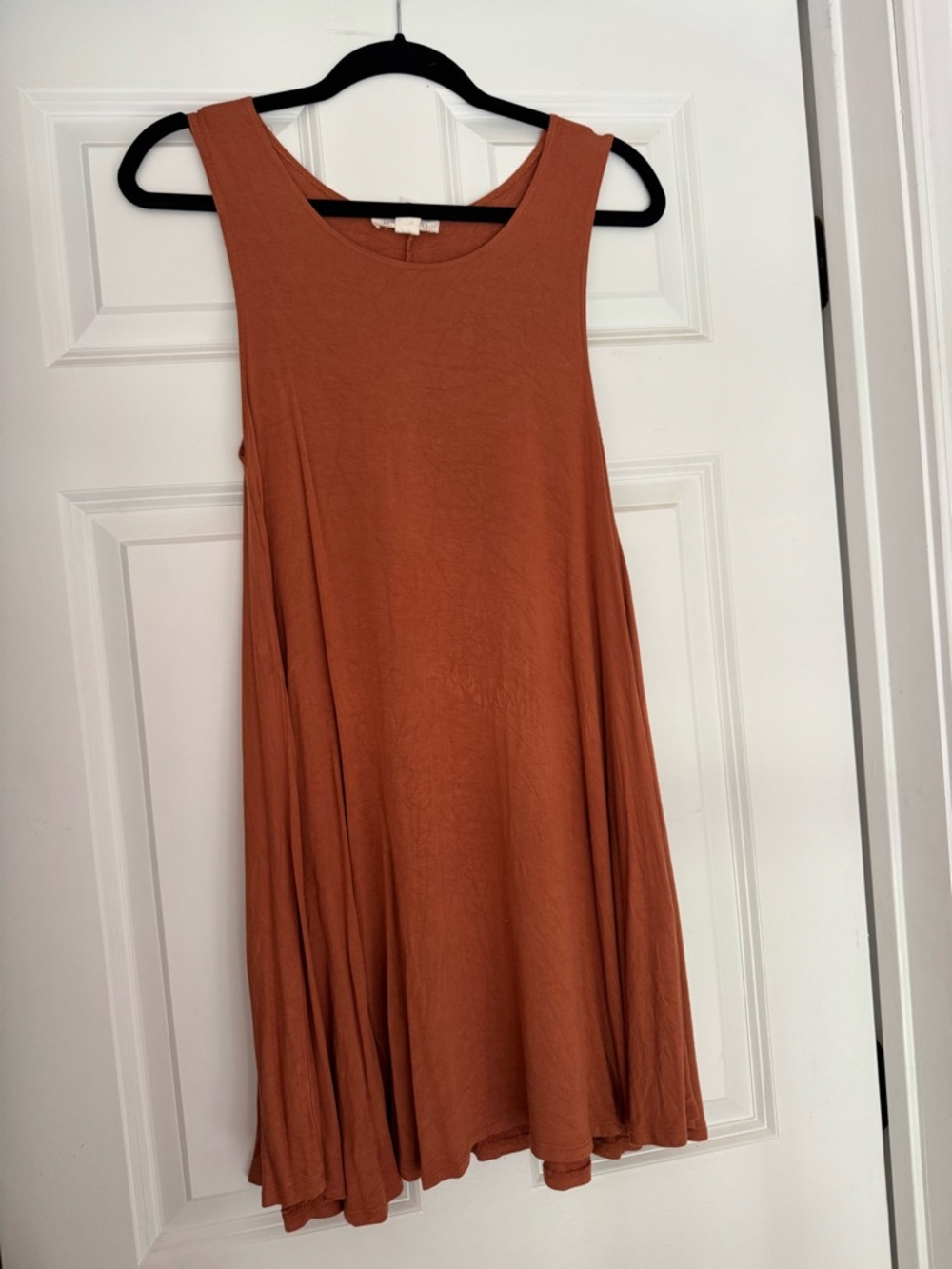 Forever 21 Sleeveless Swing Tunic in Rust Orange